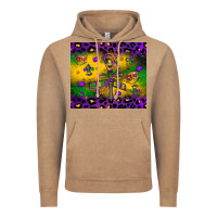 Vintage Coffee mardi gras street lights Vintage Hoodie - LillyAllenDesigns