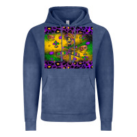 Vintage Denim mardi gras street lights Vintage Hoodie - LillyAllenDesigns