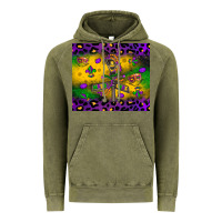 Vintage Olive mardi gras street lights Vintage Hoodie - LillyAllenDesigns