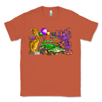 Copper mardi gras pelican alligator and crawfish Classic Tee - LillyAllenDesigns