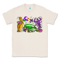 Natural mardi gras pelican alligator and crawfish Classic Tee - LillyAllenDesigns