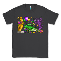 Smoke mardi gras pelican alligator and crawfish Classic Tee - LillyAllenDesigns