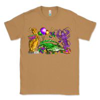 Toasted Coconut mardi gras pelican alligator and crawfish Classic Tee - LillyAllenDesigns