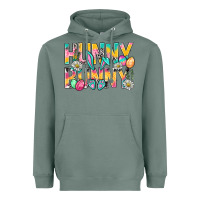 Sage Hunny Bunny Easter Heavyweight Hoodie - BundleAndBundleShop
