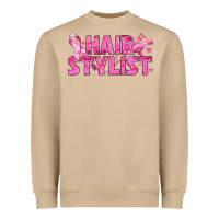 Breast Cancer Hair Stylist Heavyweight Sweatshirt | Teevron