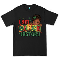 Black i am black history black girl Premium Tee - MaliasSmallBusiness