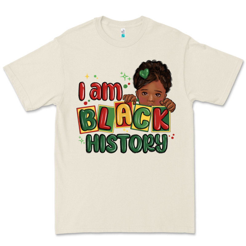 I Am Black History Black Girl Premium Tee by MaliasSmallBusiness | Teevron
