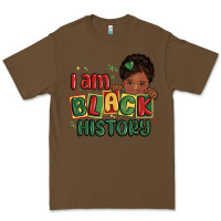 Cacao i am black history black girl Premium Tee - MaliasSmallBusiness