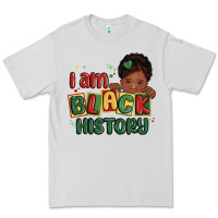 Dove Grey i am black history black girl Premium Tee - MaliasSmallBusiness