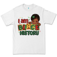 White i am black history black girl Premium Tee - MaliasSmallBusiness
