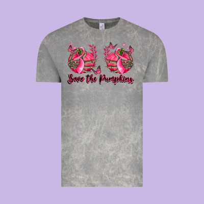 Save The Pumpkins Vintage Tee Designed By Lillyallendesigns