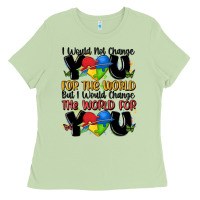 Matcha ı would not change you autism Ladies Tee - MaliasSmallBusiness