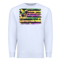 White mardi gras Premium Sweatshirt - FaDigitalArtStudio