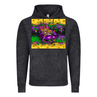 Mardi Gras Lips Vintage Hoodie | Teevron