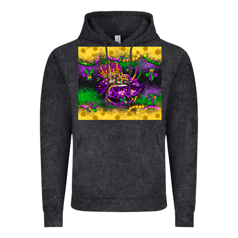 Mardi Gras Lips Vintage Hoodie by LillyAllenDesigns | Teevron