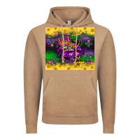 Vintage Coffee mardi gras lips Vintage Hoodie - LillyAllenDesigns