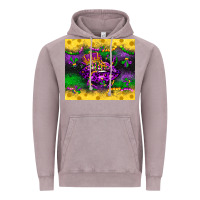 Vintage Zinc mardi gras lips Vintage Hoodie - LillyAllenDesigns
