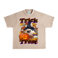 French Oak Halloween Hedgehog Trick Or Treat Urban Heavy Tee - LillyAllenDesigns
