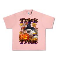 Salmon Halloween Hedgehog Trick Or Treat Urban Heavy Tee - LillyAllenDesigns