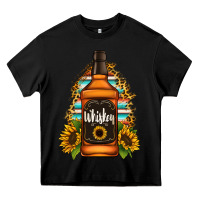 Black whiskey bottle Heavy Core Tee - Jasminsmagicworld