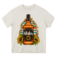 Cream whiskey bottle Heavy Core Tee - Jasminsmagicworld