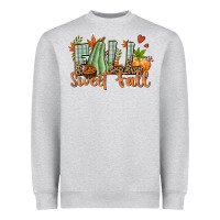 Heather Grey Fall sweet Fall Heavyweight Sweatshirt - NancyCooperArtShop