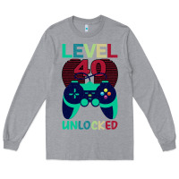 Heather Grey Level 40 Unlocked Long Sleeve Tee - Bettercallsaul