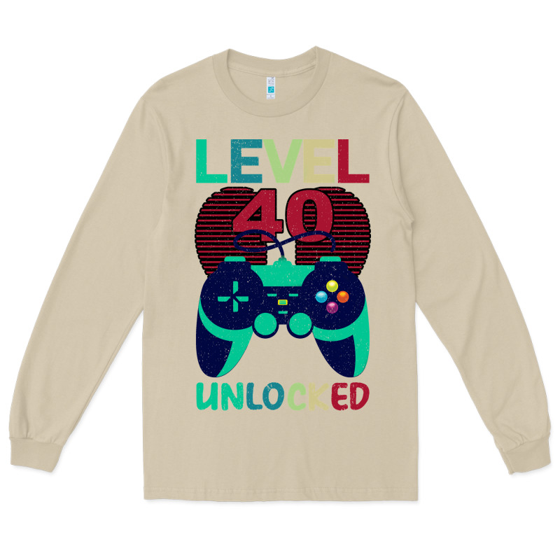 Level 40 Unlocked Long Sleeve Tee by Bettercallsaul | Teevron