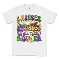 White laissez les bon temps rouler Classic Tee - LillyAllenDesigns