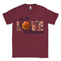 Burgundy basketball love of the game Classic Tee - JahusDesignShop