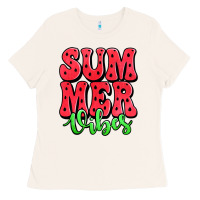 Bone summer vibes watermelon Ladies Tee - Jasminsmagicworld