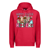 Cardinal Happy Easter Heifers Premium Hoodie - OliviaCreatesArt