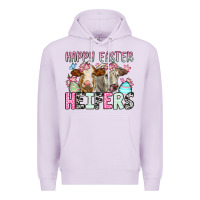 Lilac Happy Easter Heifers Premium Hoodie - OliviaCreatesArt