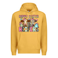 Mustard Happy Easter Heifers Premium Hoodie - OliviaCreatesArt