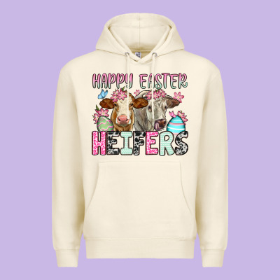 Happy Easter Heifers Premium Hoodie Designed By Oliviacreatesart
