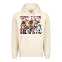 Tofu Happy Easter Heifers Premium Hoodie - OliviaCreatesArt