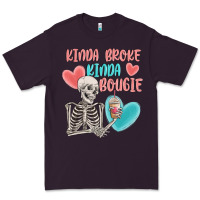 Plum kinda broke kinda bougie Premium Tee - MaliasSmallBusiness