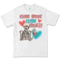 White kinda broke kinda bougie Premium Tee - MaliasSmallBusiness