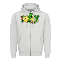 Dove Grey lucky pet  St. Patrick's Zipper Hoodie - HowdyJamesFarm