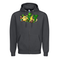 Smoke lucky pet  St. Patrick's Zipper Hoodie - HowdyJamesFarm
