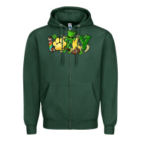 Sports Green lucky pet  St. Patrick's Zipper Hoodie - HowdyJamesFarm