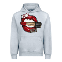 Heather Grey Love Bites Urban Hoodie - SublimationCraftShop