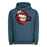 Pigment Midnight Navy Love Bites Urban Hoodie - SublimationCraftShop