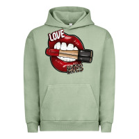 Pigment Oil Green Love Bites Urban Hoodie - SublimationCraftShop