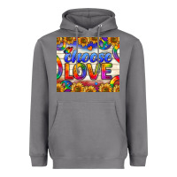 Storm Western Choose Love Tumbler Heavyweight Hoodie - BundleAndBundleShop