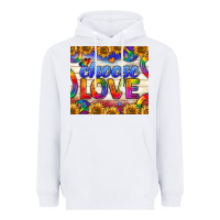 White Western Choose Love Tumbler Heavyweight Hoodie - BundleAndBundleShop
