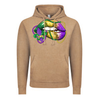 Vintage Coffee mardi gras lips Vintage Hoodie - LillyAllenDesigns