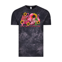 Cloud Black in october we wear pink Vintage Tee - LillyAllenDesigns