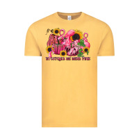 Vintage Mustard in october we wear pink Vintage Tee - LillyAllenDesigns