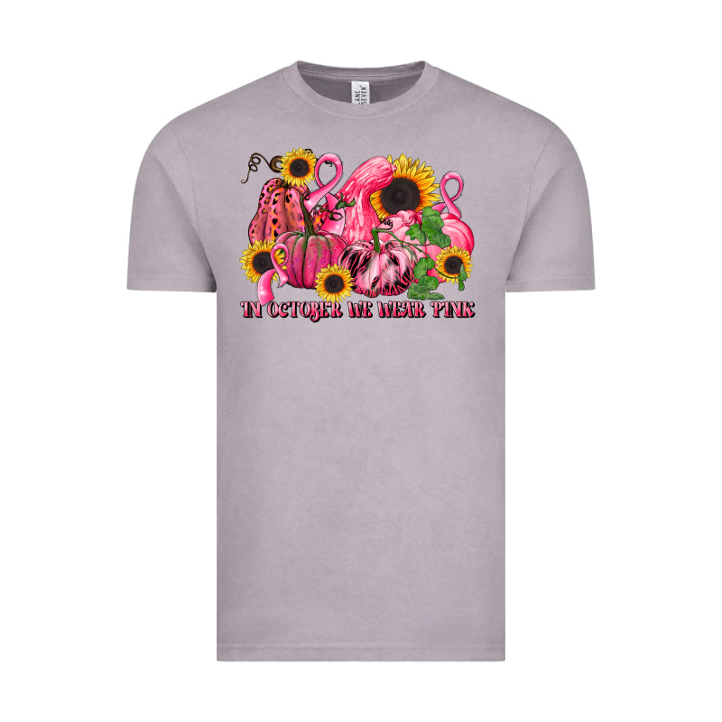 In October We Wear Pink Vintage Tee by LillyAllenDesigns | Teevron